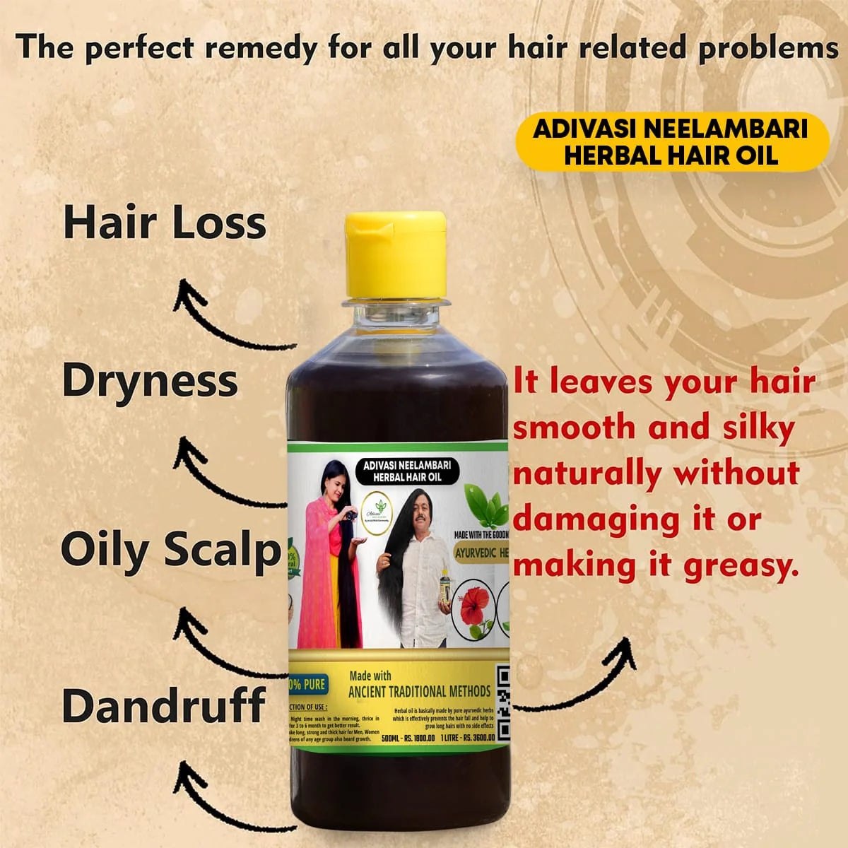 Adivasi Neelambari Herbal Hair Oil
